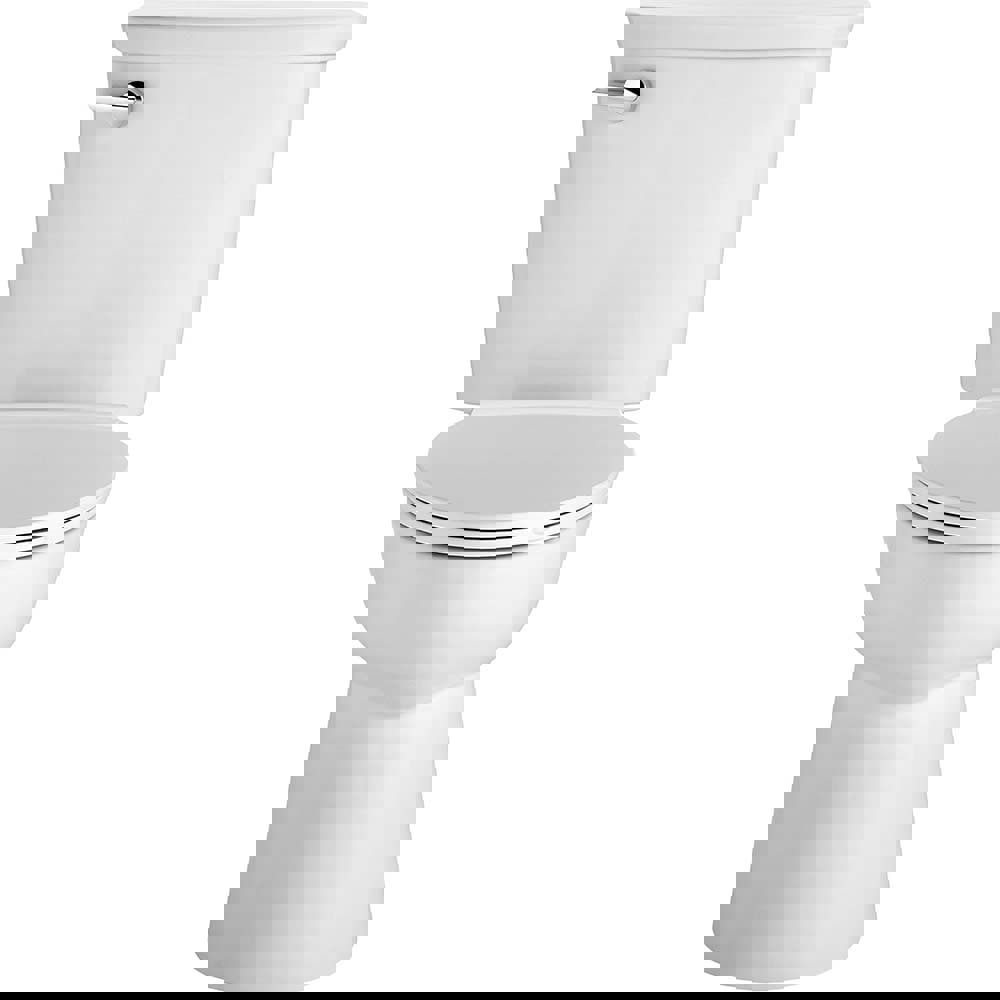 VorMax. Two-Piece 1.0 gpf/3.8 Lpf Chair Height Elongated Toilet Less Seat